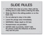 Oregon Slide Rules Sign