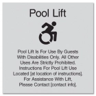 Pool Lift Rules w/Dynamic ISA Symbol - Large