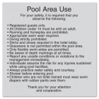 Pool Rules Sign