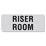 Riser Room Label