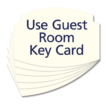 Use Guest Room Key Card - 6 Pack