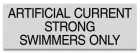 Wisconsin Artificial Current Pool Sign
