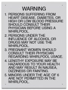 Wisconsin Spa Rules Sign