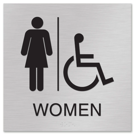 Women Sign w/Female & ISA Symbols