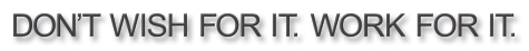 "Work for It" Fitness Center Graphic