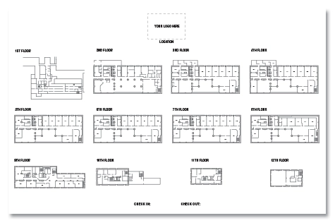 11 x 17 Inch Property Map