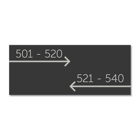 2-Line Directional Sign