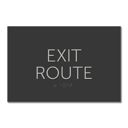 Exit RouteEgress Sign - CA Compliant