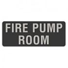 Fire Pump Room Label
