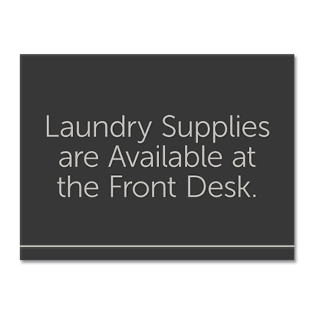 Laundry Supplies Sign