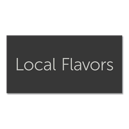 Local Flavors Sign