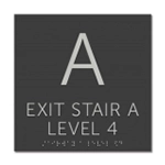 Stairway ID Sign - NYC Compliant