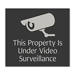 Video Surveillance Sign- Fiberbrite
