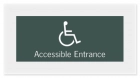 Accessible Entrance w/ISA Symbol