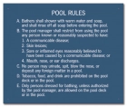 Alaska Pool Hygiene Rules Sign
