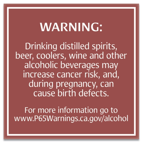 Alcohol Warning Sign: Pregnancy and Birth Defects