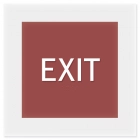"Exit" Egress Sign - CA Compliant