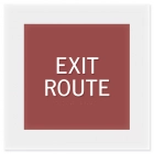 "Exit Route" Egress Sign - CA Compliant