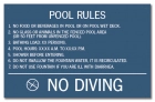 Florida Splash Pad Rules Signage
