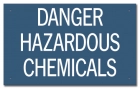 Indiana Hazardous Chemicals Sign