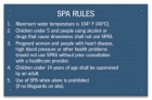 MAHC Spa Rules Sign