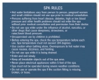 Maine Spa Rules Sign