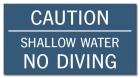 Maricopa County, Arizona No Diving Sign