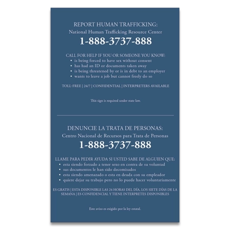 Maryland Large Human Trafficking Notice - Celtec