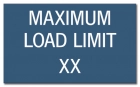 Maximum Load Pool Rules Sign