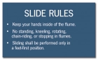 New York City White-Water Slide Rules Sign