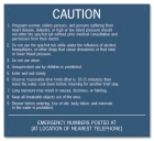 North Carolina Spa Rules Sign