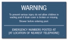 North Carolina Wading Pool Rules Sign