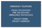 Ontario Canada Emergency Phone Sign