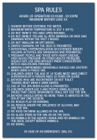 Oregon Spa Rules Sign