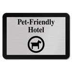Pet-Friendly Hotel Plaque