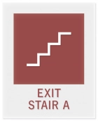 Stairway Exit Sign - DC Compliant