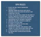 State Pool Sign - Spa Rules - Alabama Compliant