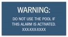 Utah Alarm Warning Sign