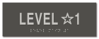 Egress Level ID Sign - For Interior Stairwell