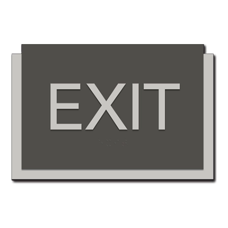 Exit Egress Sign - CA Compliant
