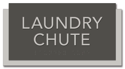 Laundry Chute Sign