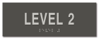 Level ID Sign - For Interior Stairwell