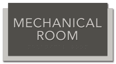 Mechanical Room Sign