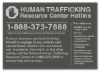New York Human Trafficking Notice Sign