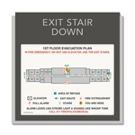 Standard Stairway Evacuation Plans - California Compliant