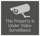 Video Surveillance Sign- Fiberbrite