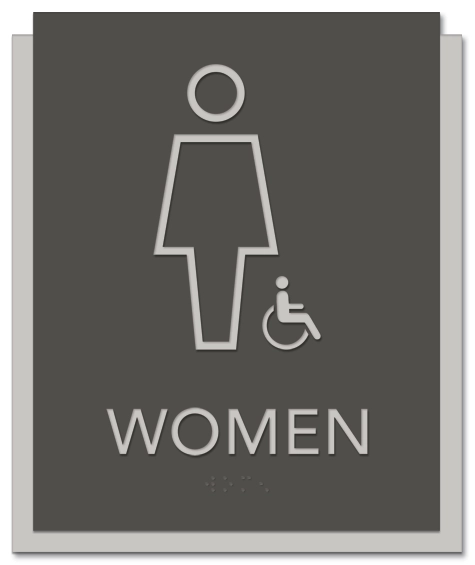 Women Sign w/Female & ISA Symbols