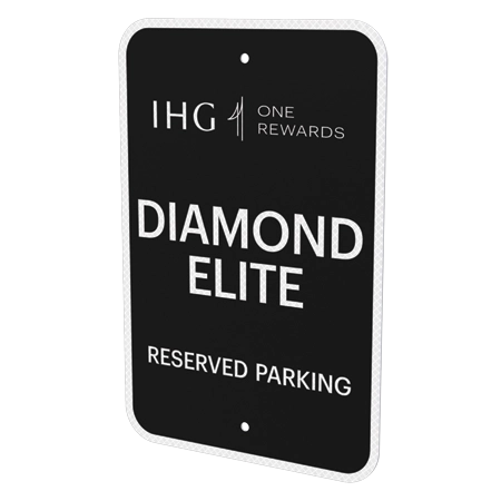 Diamond Elite Parking Sign
