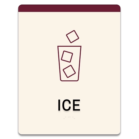 "Ice" Common Room Sign