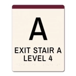 Stairway Exit Sign - NYC Compliant